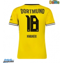 Borussia Dortmund Ethan Nwaneri #18 Hjemmedrakt Dame 2026-27 Kortermet